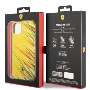 Ferrari PC/TPU Case With Double Layer Grass Print For iPhone