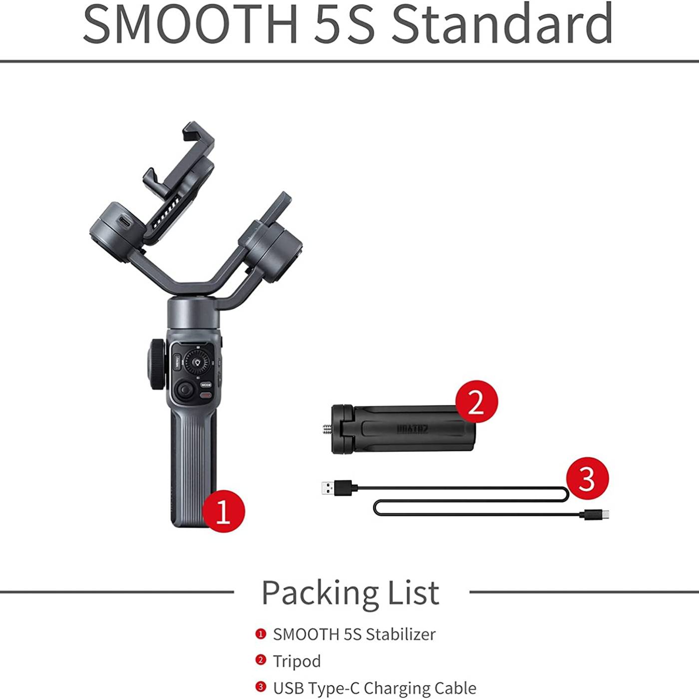 Zhiyun-smooth-5S-gimbal-grey-1