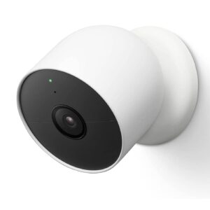 Google Nest Cam (Outdoor/Indoor, Battery) Smart Home WiFi Security Camera - White