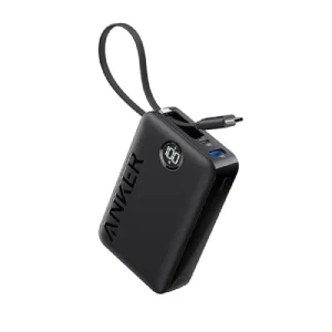 Anker 335 Power Bank 20,000mAh, 22.5W Built-In USB-C Cable